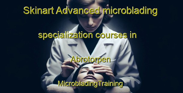 Skinart Advanced microblading specialization courses in Abrotorpen | #MicrobladingTraining #MicrobladingClasses #SkinartTraining-Sweden