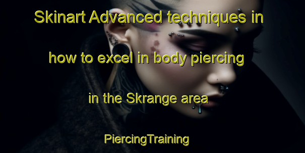 Skinart Advanced techniques in how to excel in body piercing in the Skrange area | PiercingTraining | PiercingClasses | SkinartTraining-Sweden