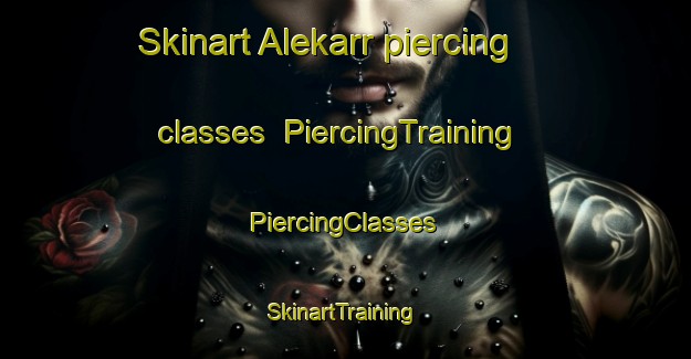 Skinart Alekarr piercing classes | #PiercingTraining #PiercingClasses #SkinartTraining-Sweden