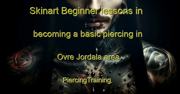 Skinart Beginner lessons in becoming a basic piercing in Ovre Jordala area | PiercingTraining | PiercingClasses | SkinartTraining-Sweden