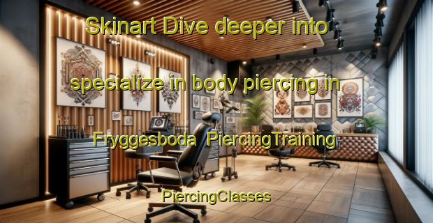 Skinart Dive deeper into specialize in body piercing in Fryggesboda | #PiercingTraining #PiercingClasses #SkinartTraining-Sweden