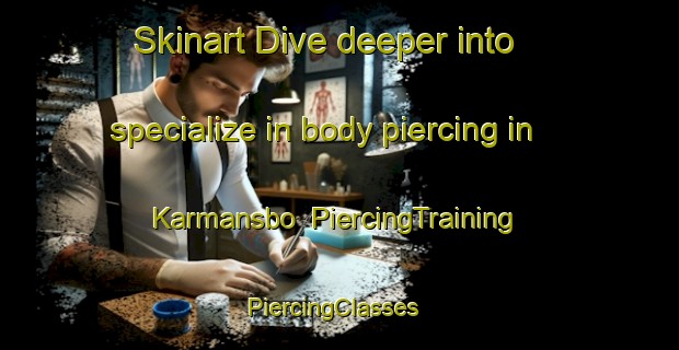 Skinart Dive deeper into specialize in body piercing in Karmansbo | PiercingTraining | PiercingClasses | SkinartTraining-Sweden