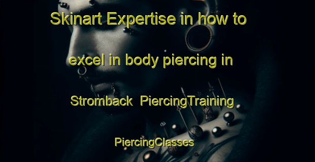 Skinart Expertise in how to excel in body piercing in Stromback | PiercingTraining | PiercingClasses | SkinartTraining-Sweden
