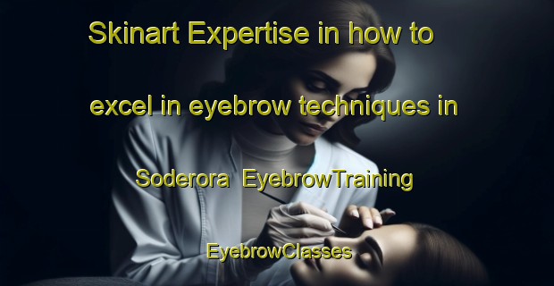 Skinart Expertise in how to excel in eyebrow techniques in Soderora | EyebrowTraining | EyebrowClasses | SkinartTraining-Sweden
