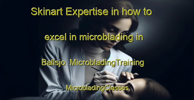 Skinart Expertise in how to excel in microblading in Ballsjo | #MicrobladingTraining #MicrobladingClasses #SkinartTraining-Sweden