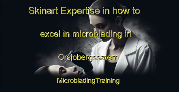 Skinart Expertise in how to excel in microblading in Orsjobergssatern | #MicrobladingTraining #MicrobladingClasses #SkinartTraining-Sweden