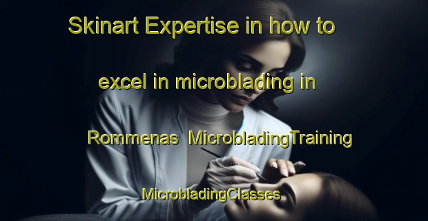 Skinart Expertise in how to excel in microblading in Rommenas | MicrobladingTraining | MicrobladingClasses | SkinartTraining-Sweden