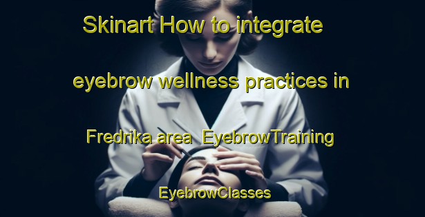 Skinart How to integrate eyebrow wellness practices in Fredrika area | EyebrowTraining | EyebrowClasses | SkinartTraining-Sweden