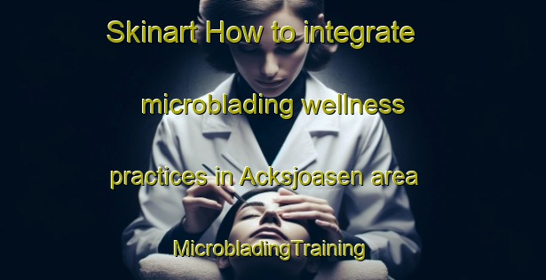 Skinart How to integrate microblading wellness practices in Acksjoasen area | #MicrobladingTraining #MicrobladingClasses #SkinartTraining-Sweden