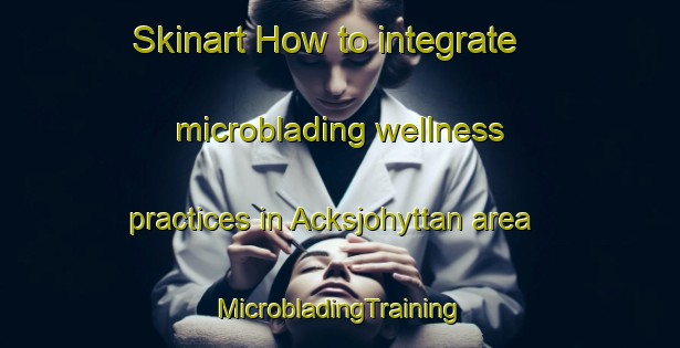 Skinart How to integrate microblading wellness practices in Acksjohyttan area | #MicrobladingTraining #MicrobladingClasses #SkinartTraining-Sweden