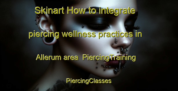 Skinart How to integrate piercing wellness practices in Allerum area | #PiercingTraining #PiercingClasses #SkinartTraining-Sweden