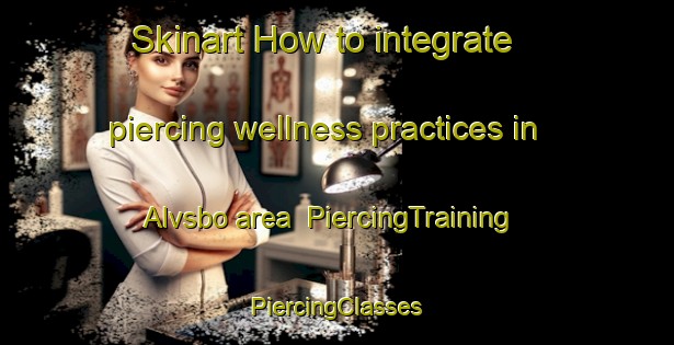 Skinart How to integrate piercing wellness practices in Alvsbo area | #PiercingTraining #PiercingClasses #SkinartTraining-Sweden