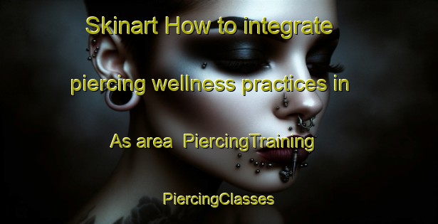 Skinart How to integrate piercing wellness practices in As area | #PiercingTraining #PiercingClasses #SkinartTraining-Sweden