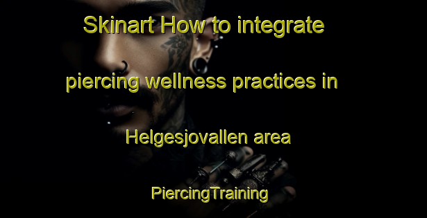 Skinart How to integrate piercing wellness practices in Helgesjovallen area | #PiercingTraining #PiercingClasses #SkinartTraining-Sweden