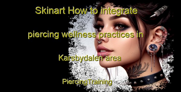 Skinart How to integrate piercing wellness practices in Karsbydalen area | PiercingTraining | PiercingClasses | SkinartTraining-Sweden