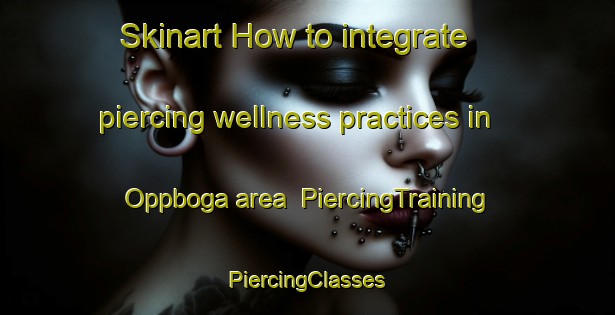 Skinart How to integrate piercing wellness practices in Oppboga area | #PiercingTraining #PiercingClasses #SkinartTraining-Sweden