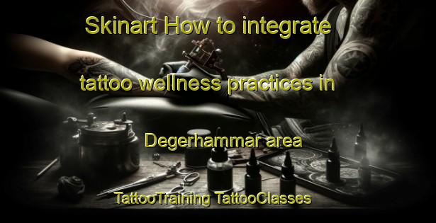 Skinart How to integrate tattoo wellness practices in Degerhammar area | #TattooTraining #TattooClasses #SkinartTraining-Sweden