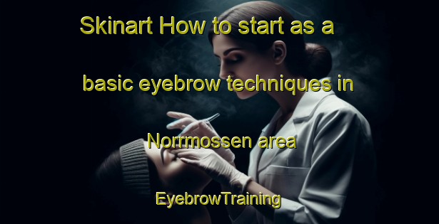 Skinart How to start as a basic eyebrow techniques in Norrmossen area | EyebrowTraining | EyebrowClasses | SkinartTraining-Sweden