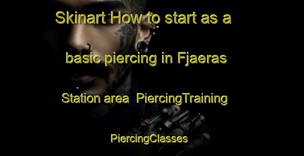Skinart How to start as a basic piercing in Fjaeras Station area | PiercingTraining | PiercingClasses | SkinartTraining-Sweden