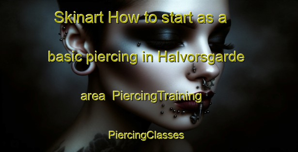Skinart How to start as a basic piercing in Halvorsgarde area | PiercingTraining | PiercingClasses | SkinartTraining-Sweden