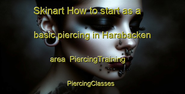Skinart How to start as a basic piercing in Harabacken area | PiercingTraining | PiercingClasses | SkinartTraining-Sweden