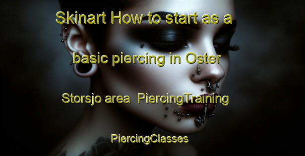 Skinart How to start as a basic piercing in Oster Storsjo area | PiercingTraining | PiercingClasses | SkinartTraining-Sweden