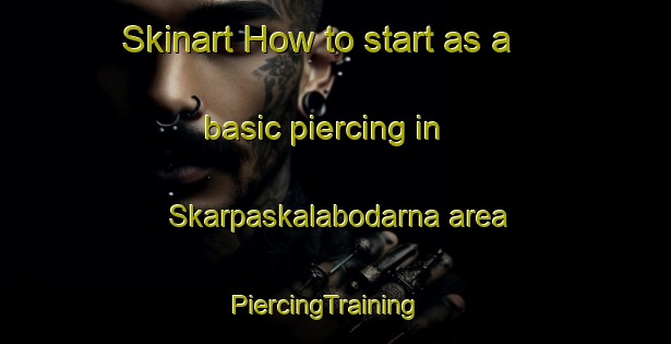 Skinart How to start as a basic piercing in Skarpaskalabodarna area | PiercingTraining | PiercingClasses | SkinartTraining-Sweden