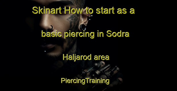Skinart How to start as a basic piercing in Sodra Haljarod area | PiercingTraining | PiercingClasses | SkinartTraining-Sweden