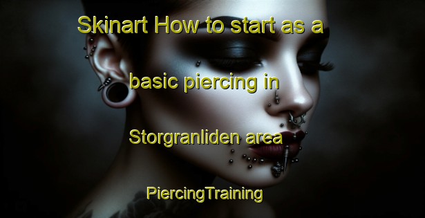 Skinart How to start as a basic piercing in Storgranliden area | PiercingTraining | PiercingClasses | SkinartTraining-Sweden