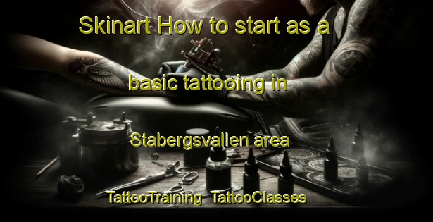 Skinart How to start as a basic tattooing in Stabergsvallen area | TattooTraining | TattooClasses | SkinartTraining-Sweden