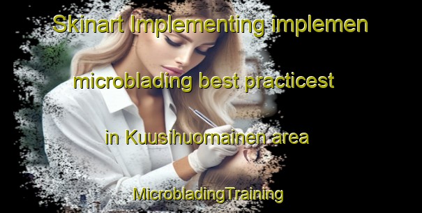 Skinart Implementing implemen microblading best practicest in Kuusihuornainen area | #MicrobladingTraining #MicrobladingClasses #SkinartTraining-Sweden