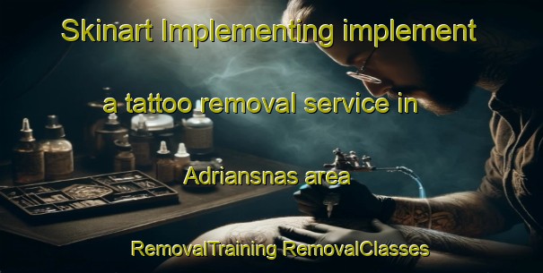 Skinart Implementing implement a tattoo removal service in Adriansnas area | #RemovalTraining #RemovalClasses #SkinartTraining-Sweden