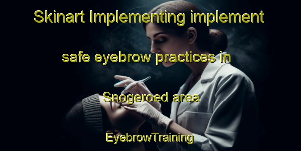 Skinart Implementing implement safe eyebrow practices in Snogeroed area | EyebrowTraining | EyebrowClasses | SkinartTraining-Sweden