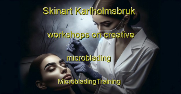 Skinart Karlholmsbruk workshops on creative microblading | #MicrobladingTraining #MicrobladingClasses #SkinartTraining-Sweden