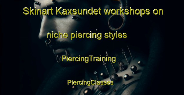 Skinart Kaxsundet workshops on niche piercing styles | PiercingTraining | PiercingClasses | SkinartTraining-Sweden