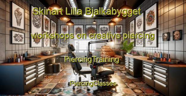 Skinart Lilla Bjalkabygget workshops on creative piercing | #PiercingTraining #PiercingClasses #SkinartTraining-Sweden