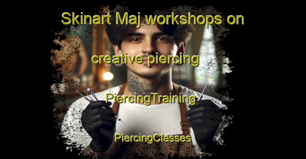 Skinart Maj workshops on creative piercing | #PiercingTraining #PiercingClasses #SkinartTraining-Sweden