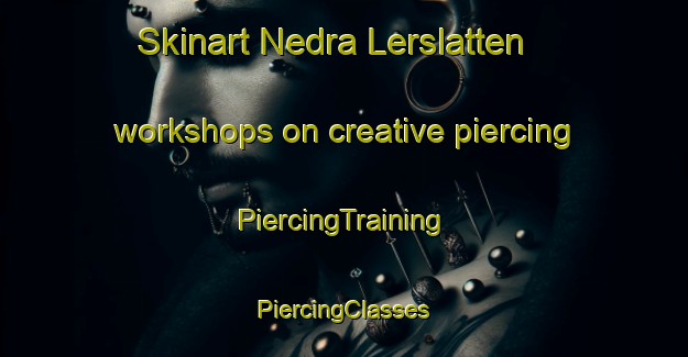 Skinart Nedra Lerslatten workshops on creative piercing | #PiercingTraining #PiercingClasses #SkinartTraining-Sweden