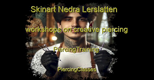 Skinart Nedra Lerslatten workshops on creative piercing | #PiercingTraining #PiercingClasses #SkinartTraining-Sweden