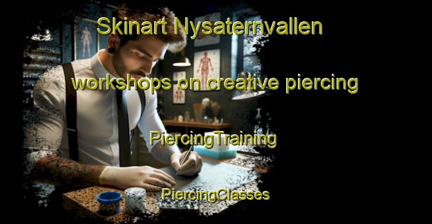 Skinart Nysaternvallen workshops on creative piercing | #PiercingTraining #PiercingClasses #SkinartTraining-Sweden