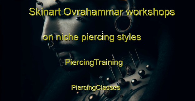 Skinart Ovrahammar workshops on niche piercing styles | PiercingTraining | PiercingClasses | SkinartTraining-Sweden