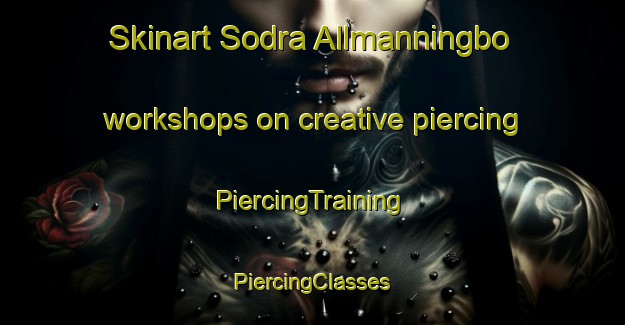 Skinart Sodra Allmanningbo workshops on creative piercing | #PiercingTraining #PiercingClasses #SkinartTraining-Sweden