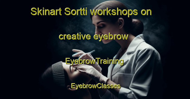 Skinart Sortti workshops on creative eyebrow | EyebrowTraining | EyebrowClasses | SkinartTraining-Sweden