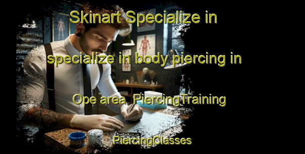 Skinart Specialize in specialize in body piercing in Ope area | #PiercingTraining #PiercingClasses #SkinartTraining-Sweden