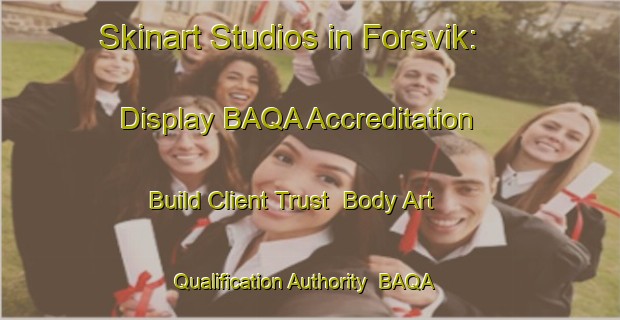 Skinart Studios in Forsvik: Display BAQA Accreditation - Build Client Trust | Body Art Qualification Authority | BAQA-Sweden