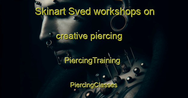 Skinart Sved workshops on creative piercing | #PiercingTraining #PiercingClasses #SkinartTraining-Sweden