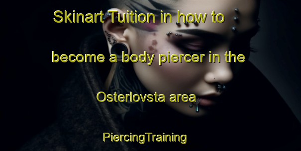 Skinart Tuition in how to become a body piercer in the Osterlovsta area | PiercingTraining | PiercingClasses | SkinartTraining-Sweden