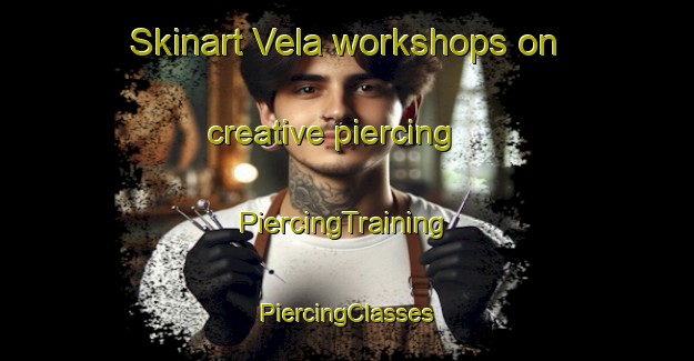 Skinart Vela workshops on creative piercing | #PiercingTraining #PiercingClasses #SkinartTraining-Sweden